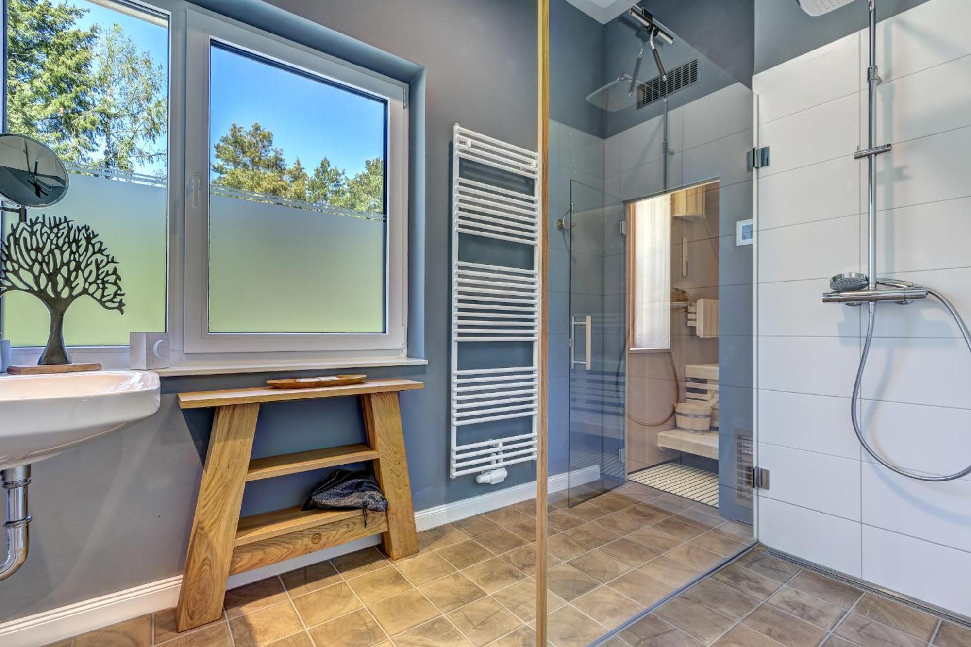 Ferienhaus Lodino Lodge Mit Sauna Und Kamin ลอดดิน ภายนอก รูปภาพ